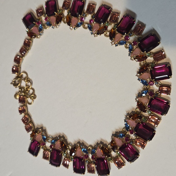 J. Crew Multicolor Gemstone Necklace - Picture 1 of 3